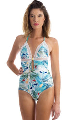 Maillot de bain une pièce triangle Linda Oasis